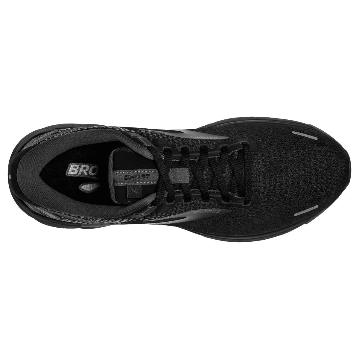 'Brooks' Men's Ghost 14 - Black / Ebony - Image 3